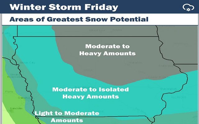 UPDATE: Winter Storm On Track For Friday