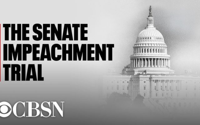 Watch CBS News live coverage of the Senate Impeachment proceedings