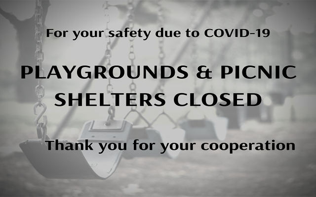 Mason City Playgrounds/Picnic Shelters Close Due to COVID-19