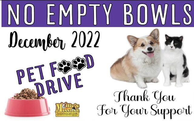 No Empty Bowls Pet Food Drive