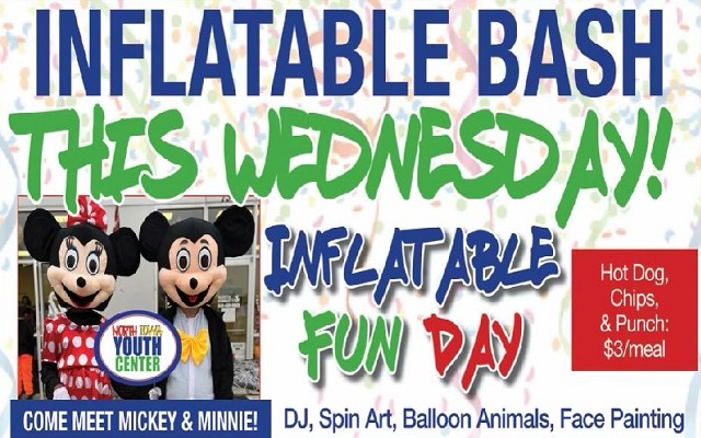 <h1 class="tribe-events-single-event-title">Inflatable Bash!  This Wednesday! 🧸🎈</h1>
