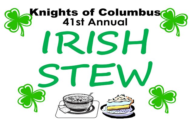 <h1 class="tribe-events-single-event-title">Knights of Columbus Irish Stew 🍀☘</h1>